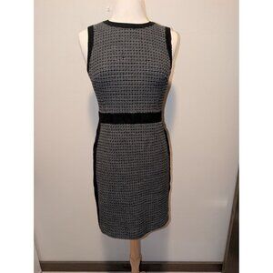 Boden Tweed Sleeveless Sheath Office Dress Size 8 Career